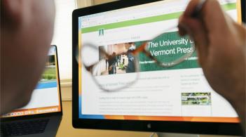the words university press through the lens of a a pair of glasses