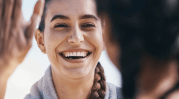 Link, Smiling person