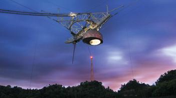Telescope at night