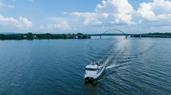 The Marcelle Melosira headed to Burlington.