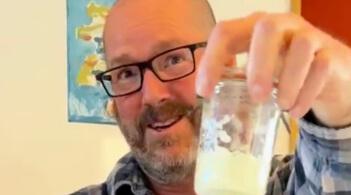 CorioGraft sample in jar
