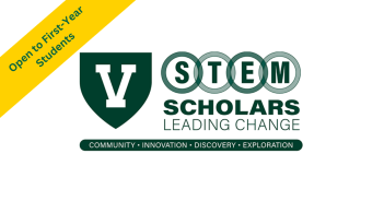 UVM STEM Scholars icon, Open to First-Year Students
