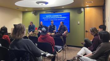 Expert panel at Water Connects series