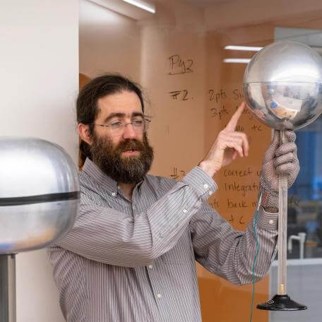 Luke Donforth provides a Physics demonstration
