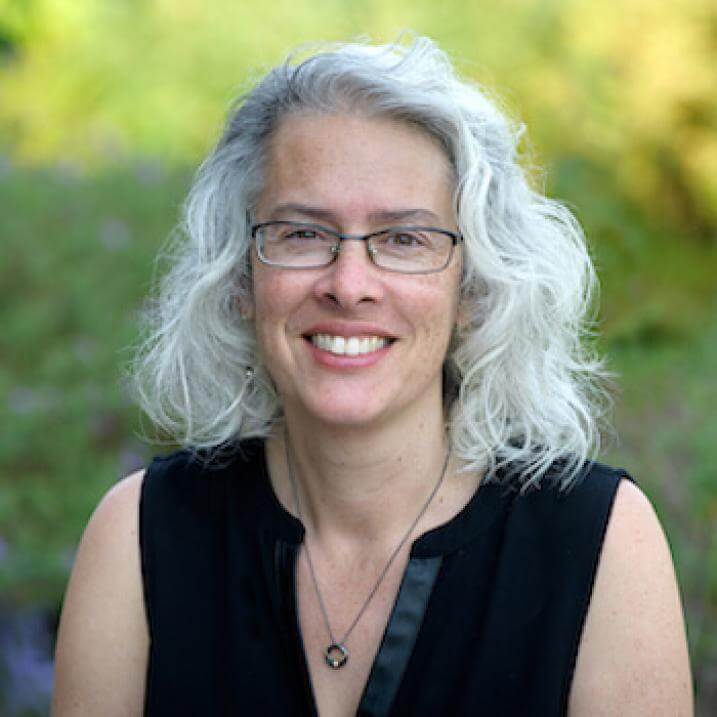 Jeanne Harris smiling at the camera