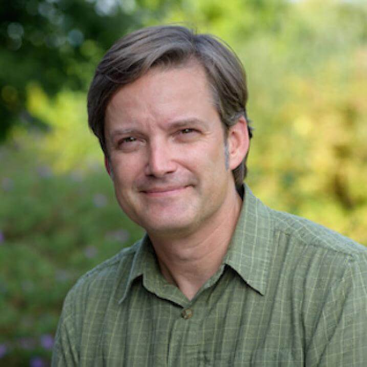 Stephen Keller smiling at the camera
