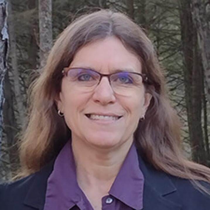 woman smiling at camera
