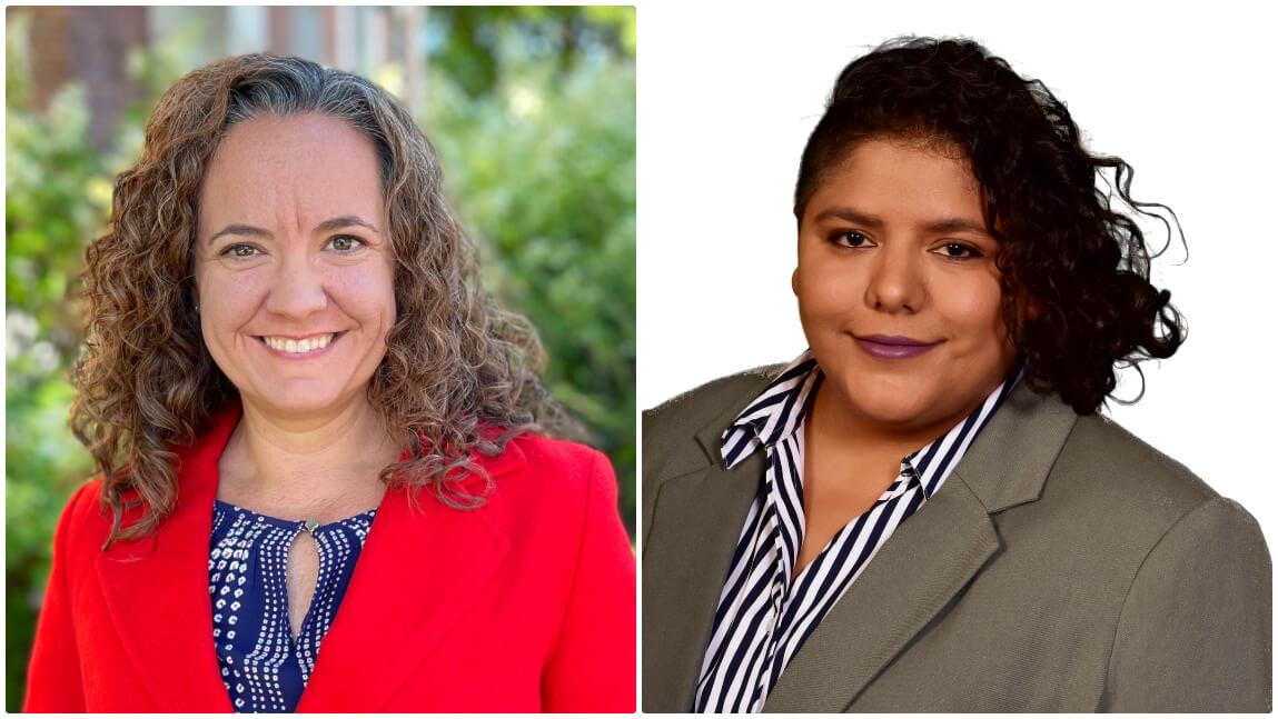 Christine Proulx and Jaz Routon