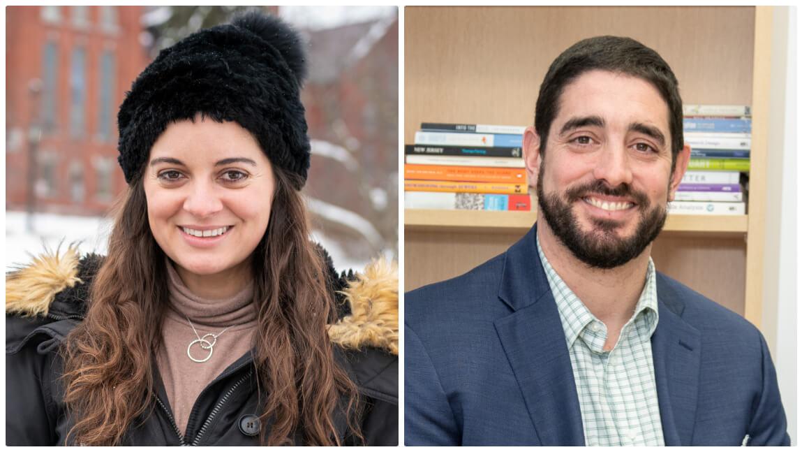 Monica Desrochers and Andrew Conforti