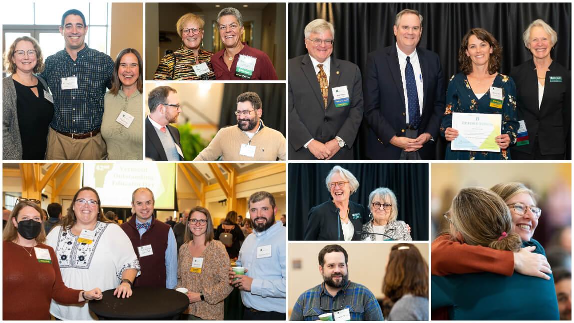 Teachers, superintendents, family and distinguished guests attending 2022 Outstanding Educator Awards Event
