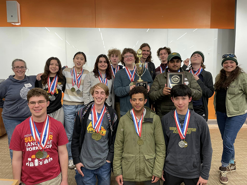 VT Science Olympiad winning team Burr and Burton 2024