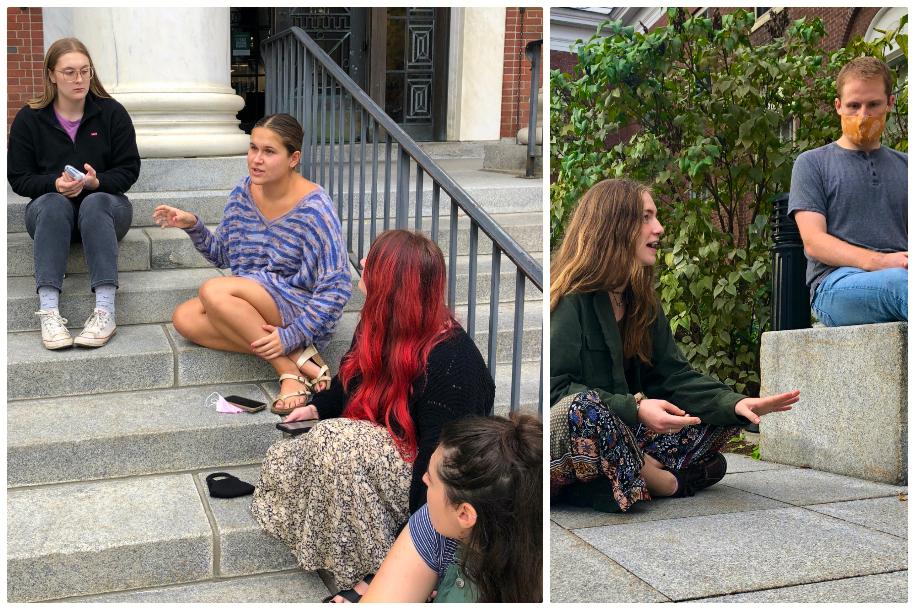 BSW students share their experiences with each other