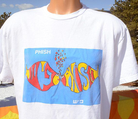 Phish tie dye logo tee shirt