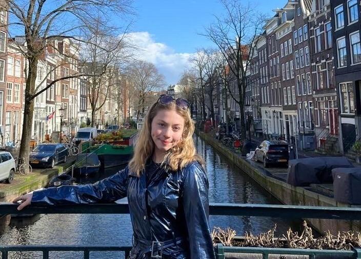 A GSB student studies abroad