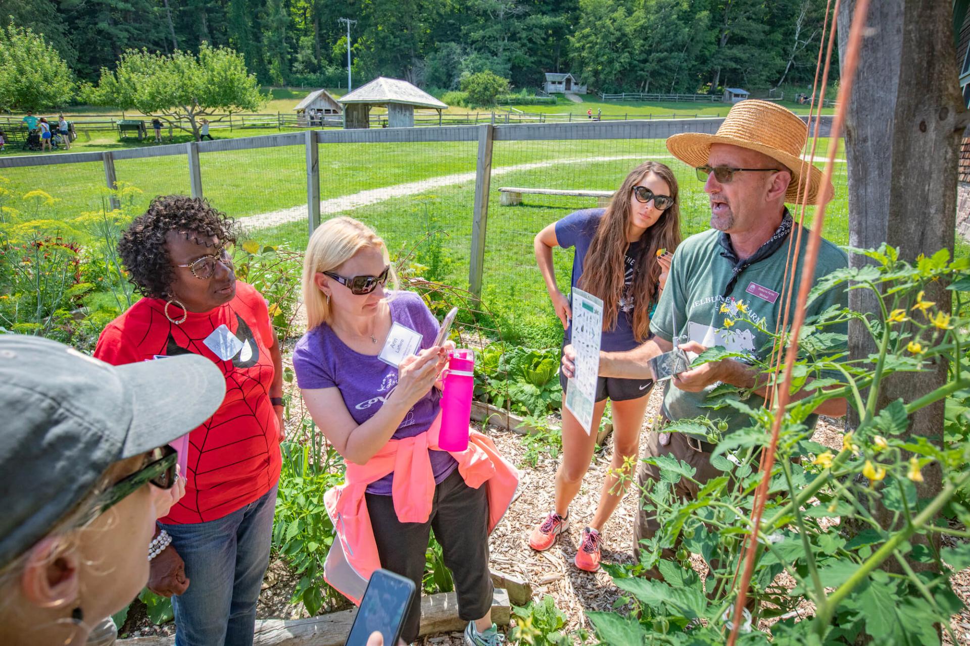 EFS students at Shelburne Farms in the summertime.