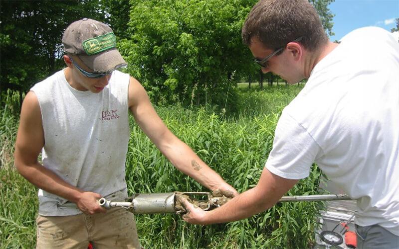 CEE researchers study erosion in the field