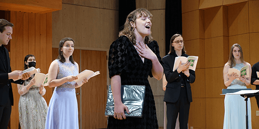 Catamount singers performing