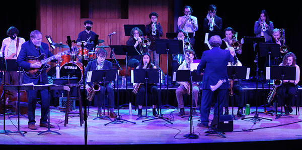 Performance with UVM Jazz Ensemble