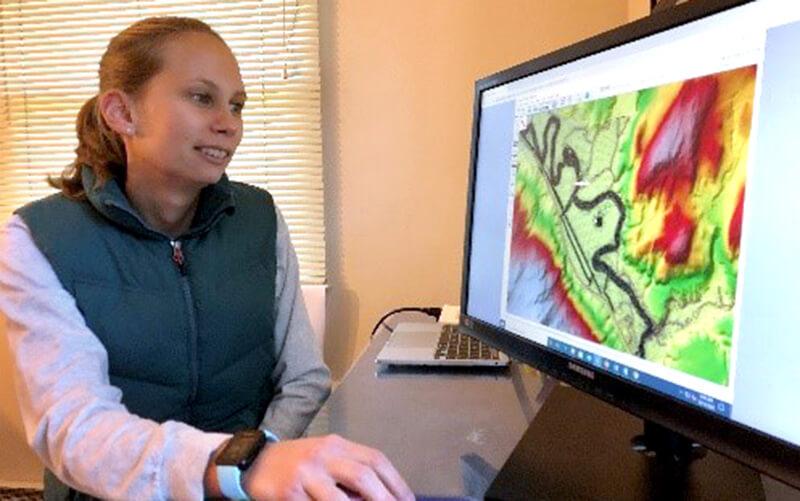 CEE graduate student Lendsay Worley