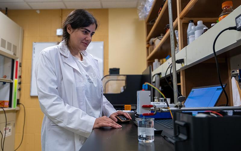 Post-Doctoral student Monireh Dehabadi