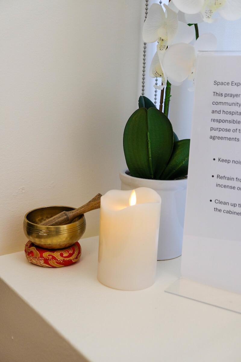 Photo of candle on table