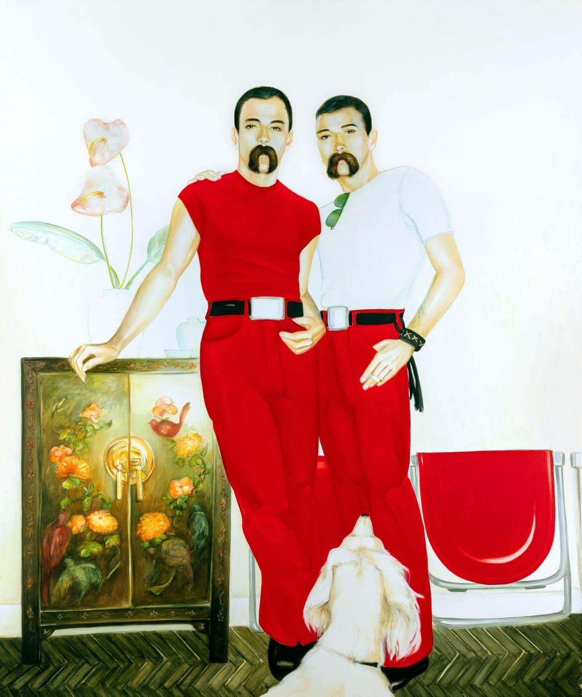 Marcelino Gonçalves' “Composition with Pairs” painting