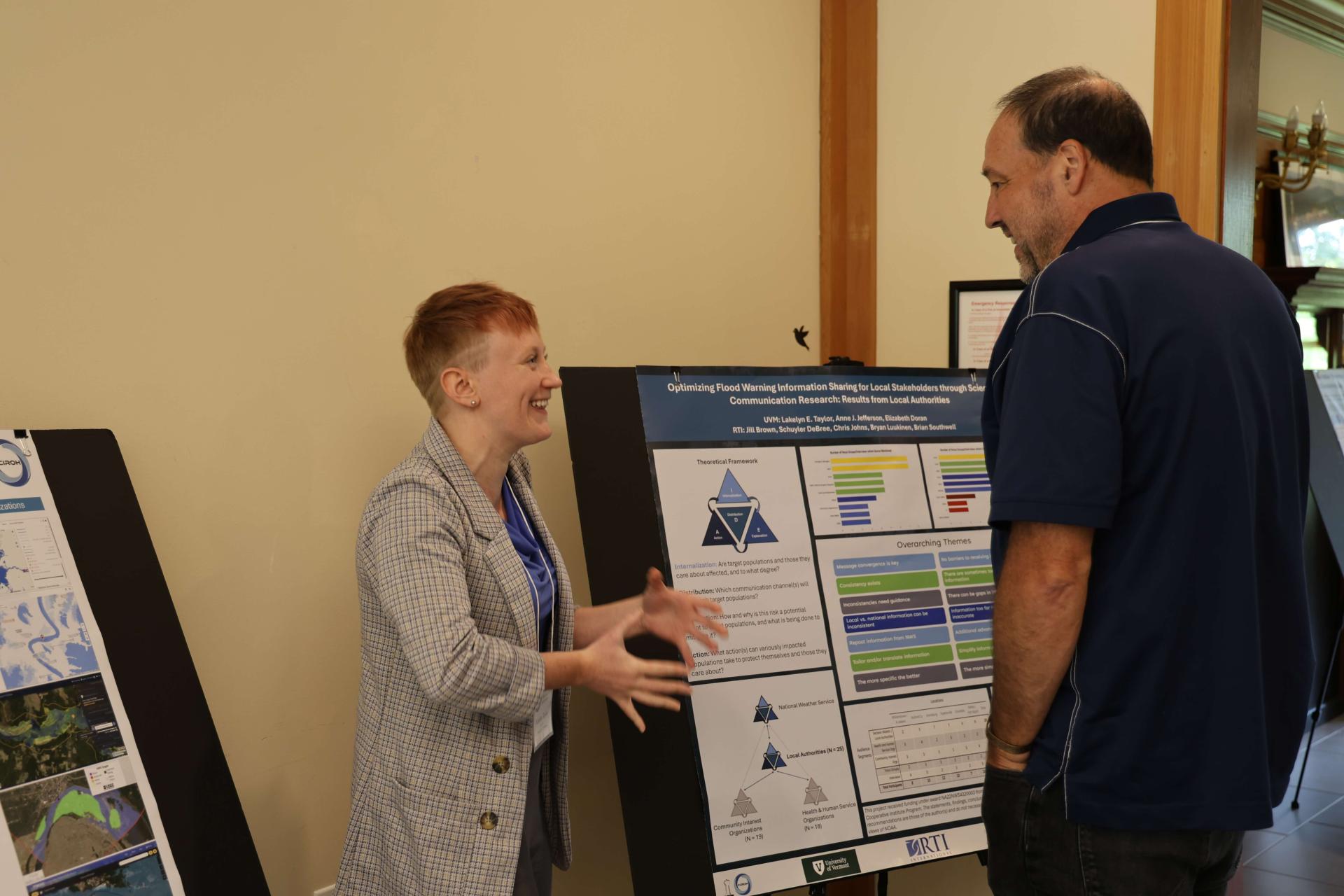 Lakelyn Taylor Presenting Poster