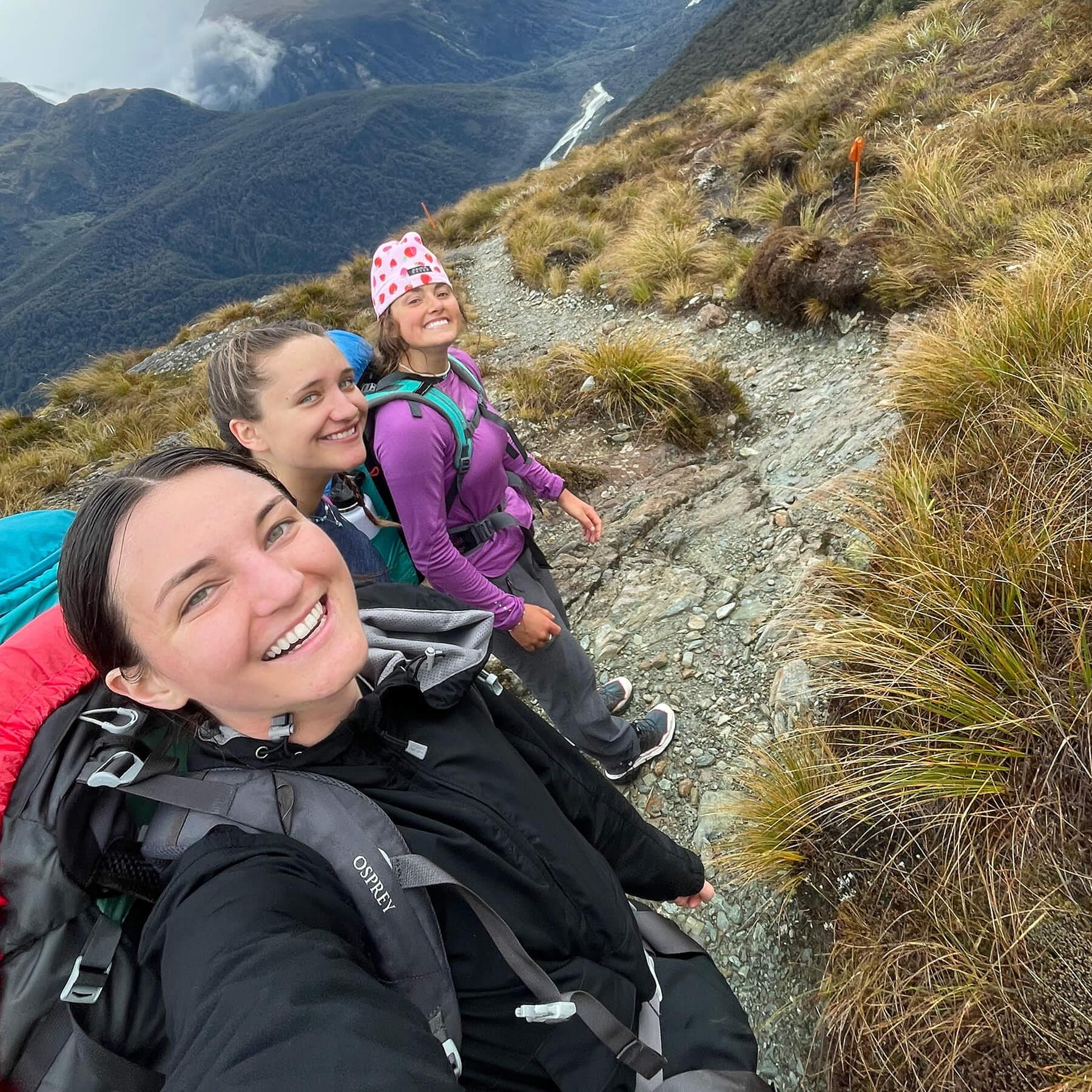 UVM students enjoy a hiking excursion while studying abroad