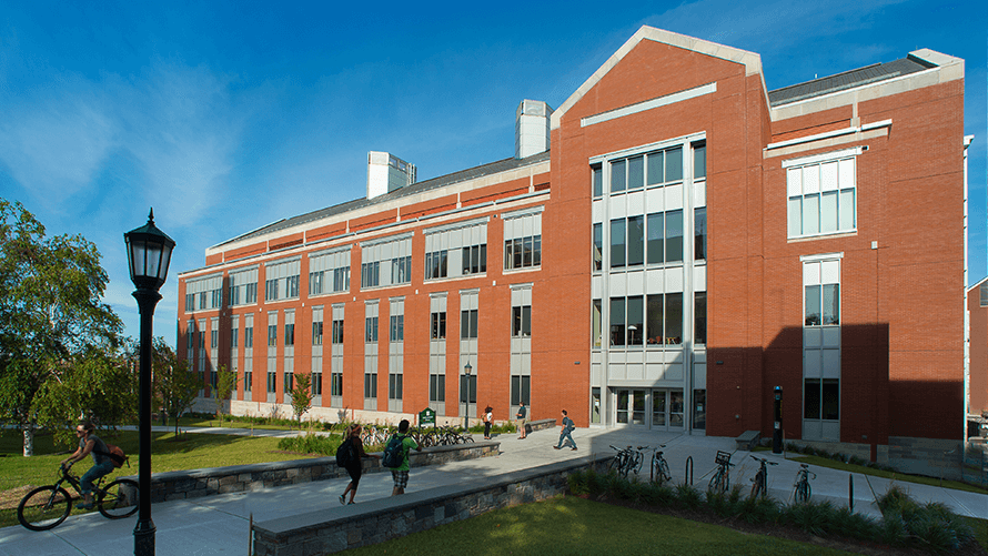 exterior of newly constructed STEM building