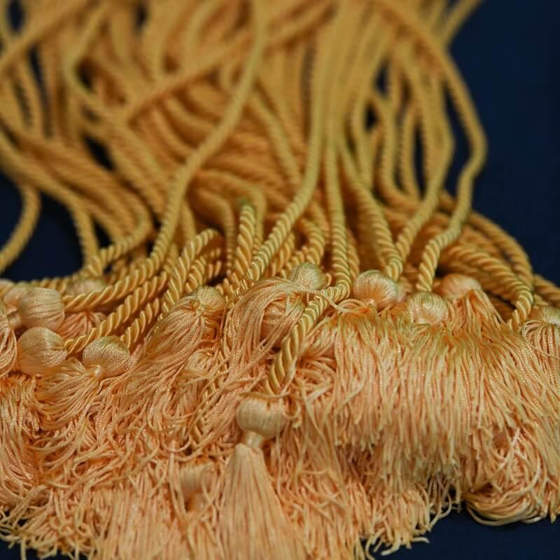 Gold academic honors cords