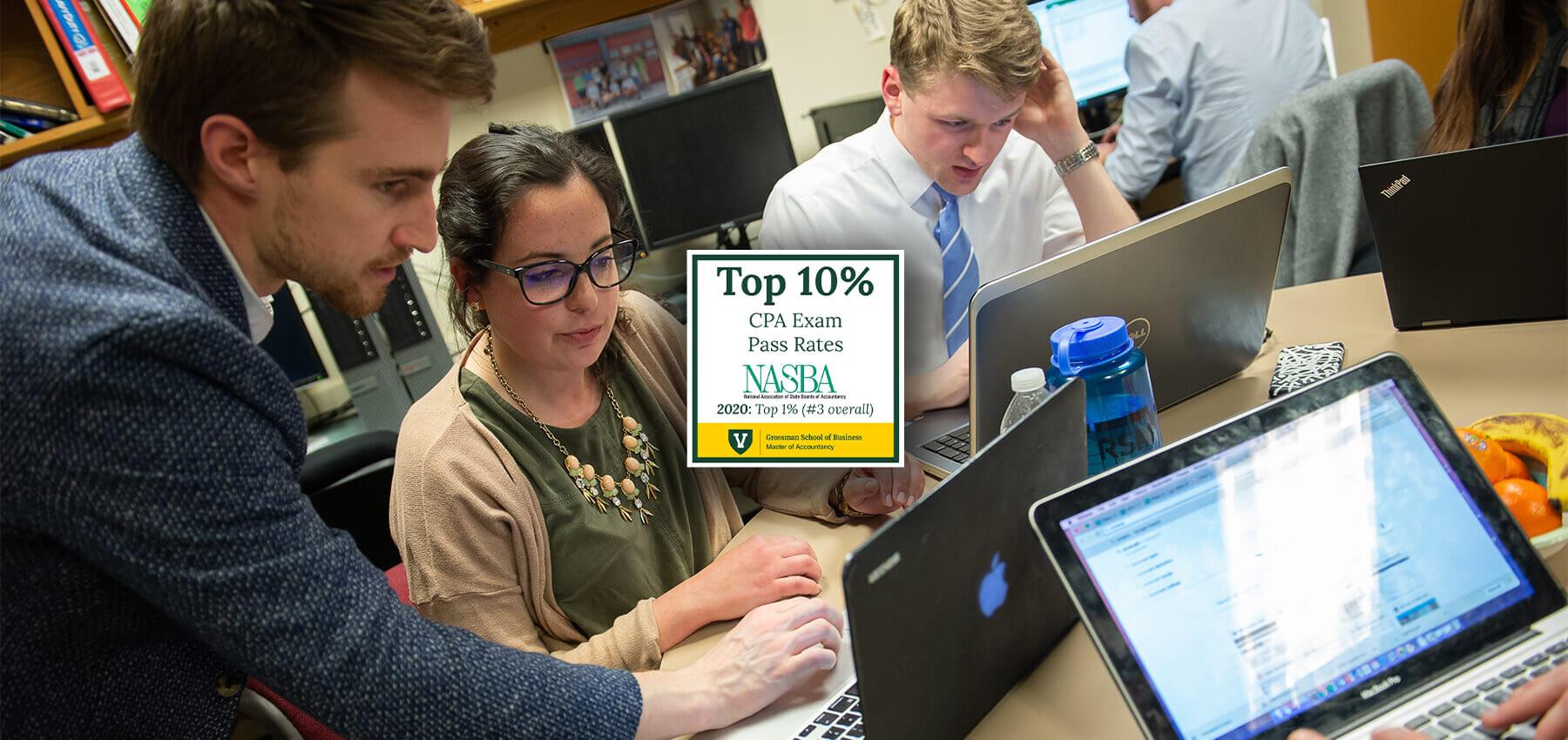 Master of Accountancy 10% CPA Exam Pass Rate