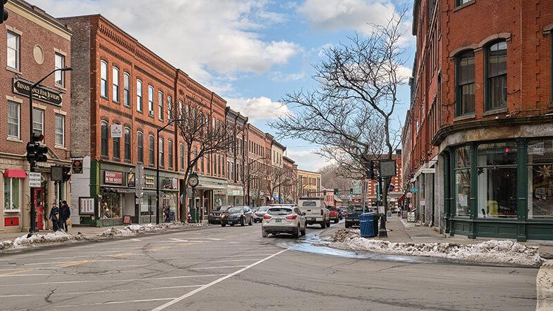 Downtown Brattleboro Vermont