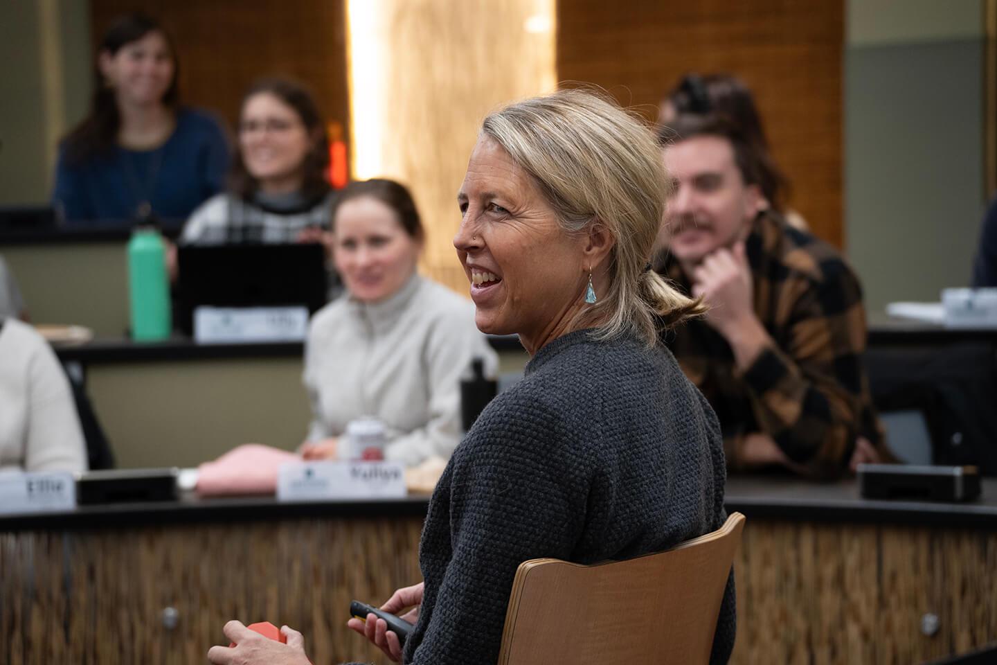 Kate Williams speaks to SI-MBA students