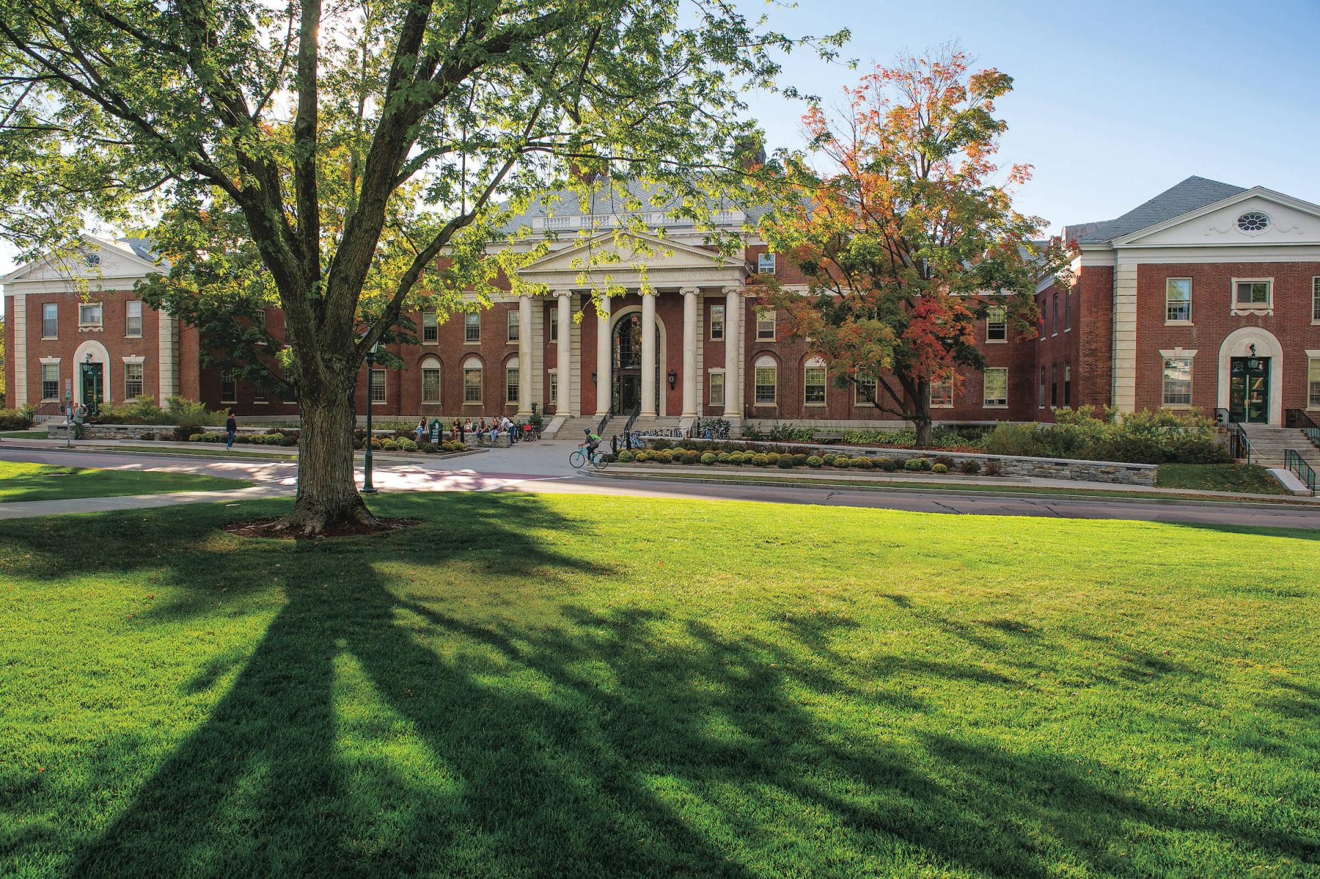 waterman building from across the green