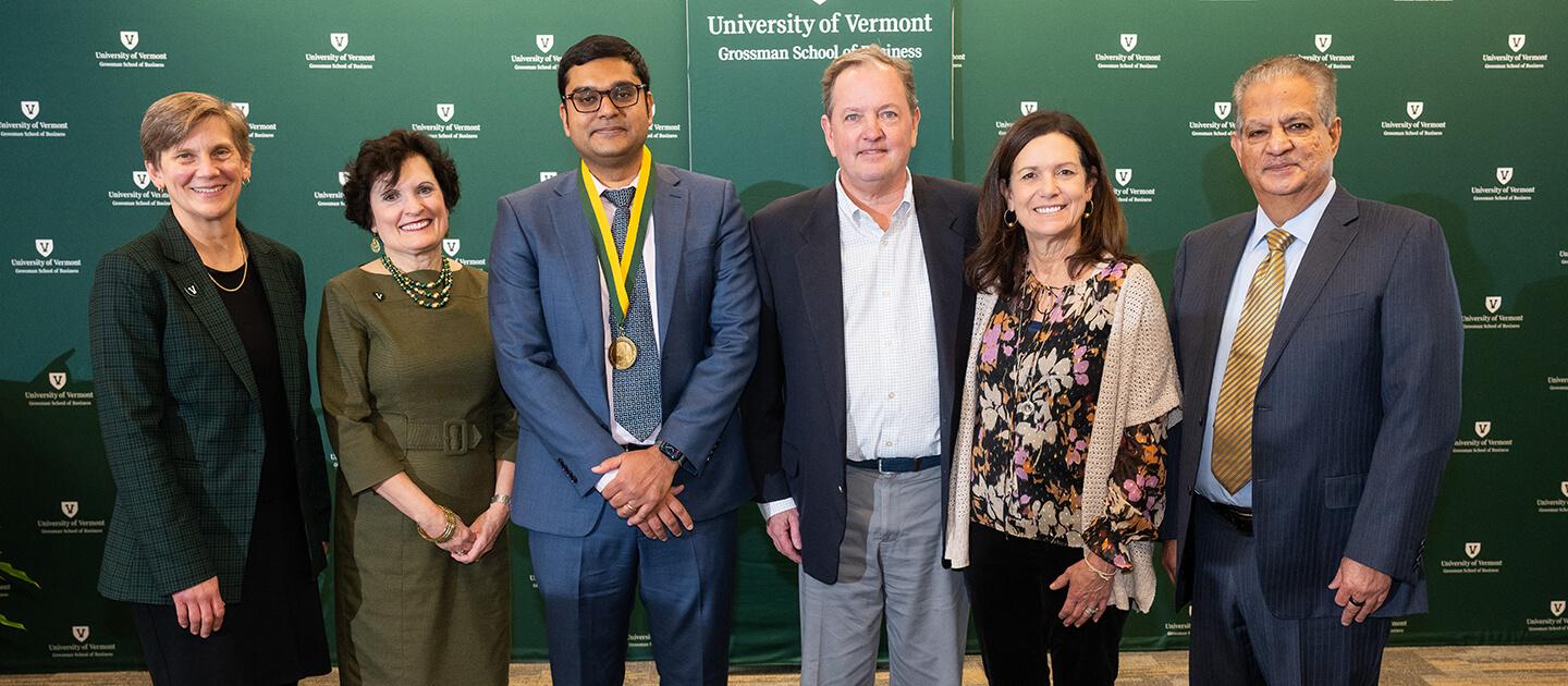 Srini Venugopal is announced as the Inaugural Donald and Gabrielle McCree Endowed Professor of Business