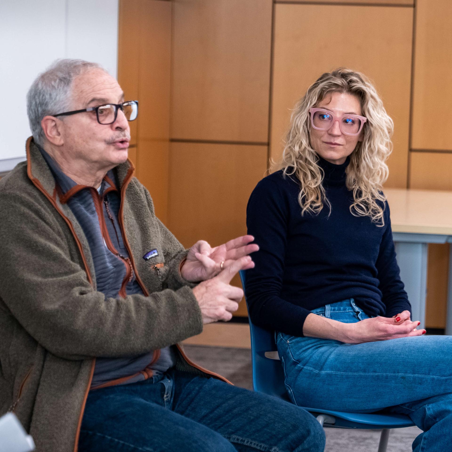 David Kaplan and Rachel Floreani