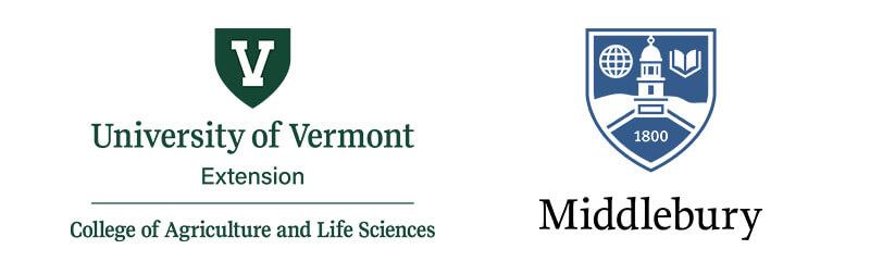 UVM Extension and Middlebury College logos, side by side