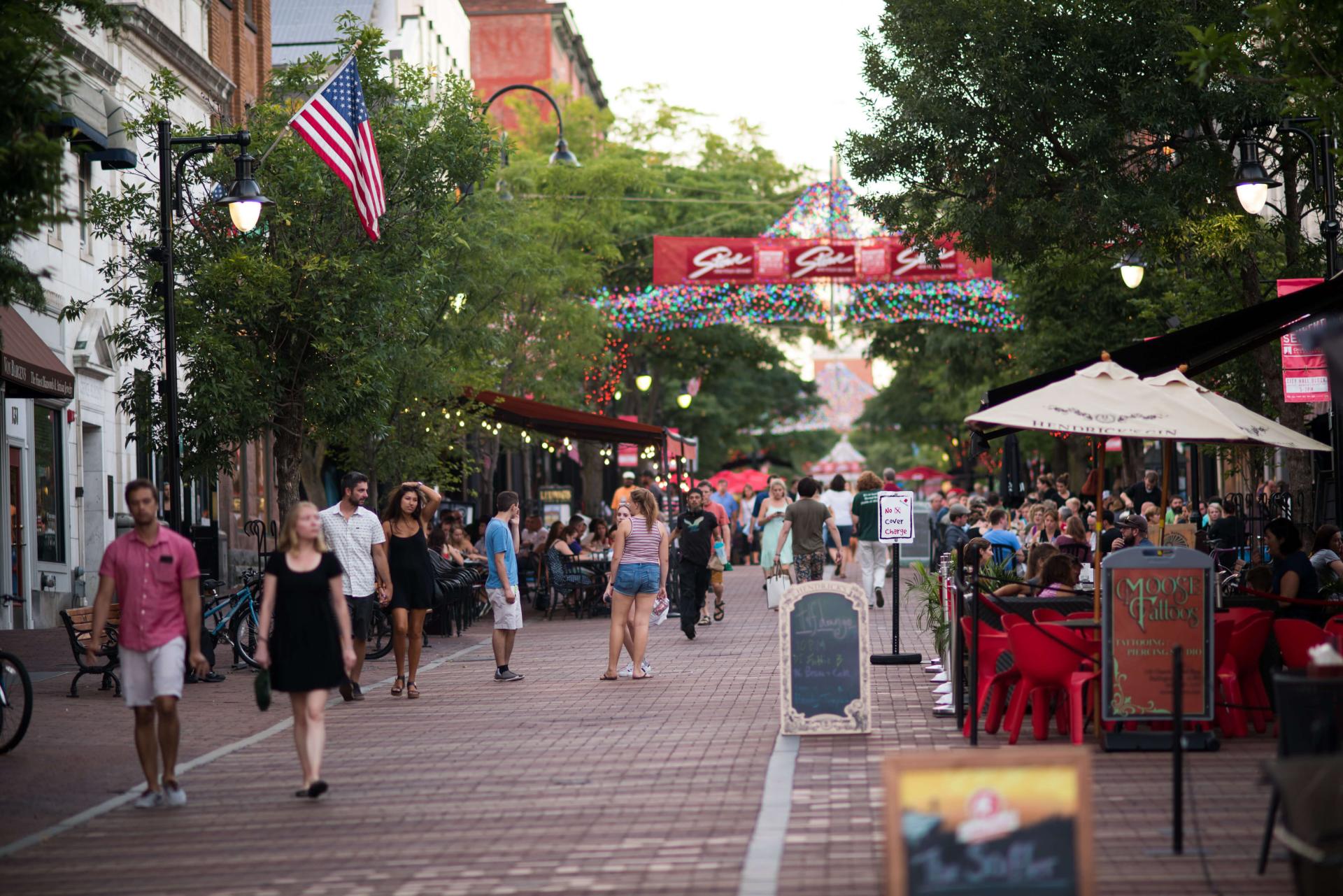 Church St in July