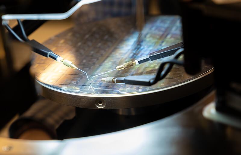 Detail of semiconductor wafer
