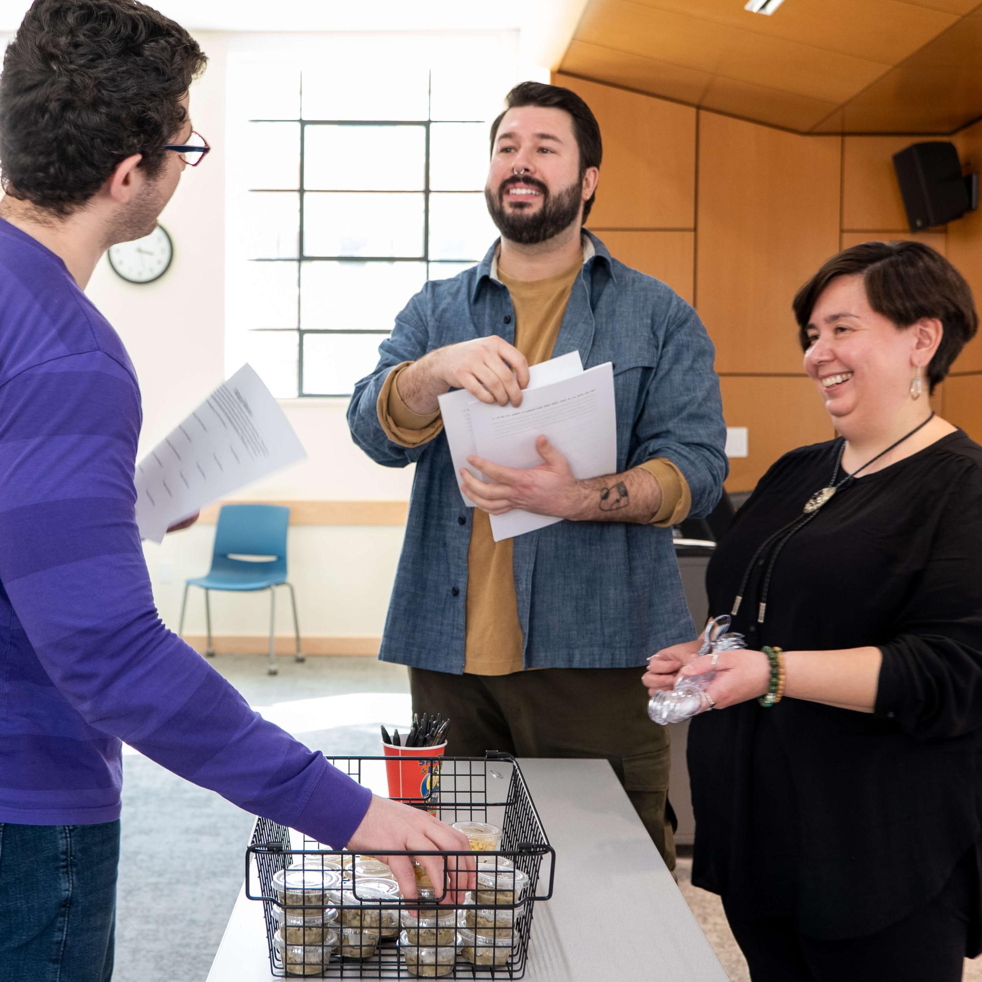 Alexis Yamashita conducts sensory evaluation