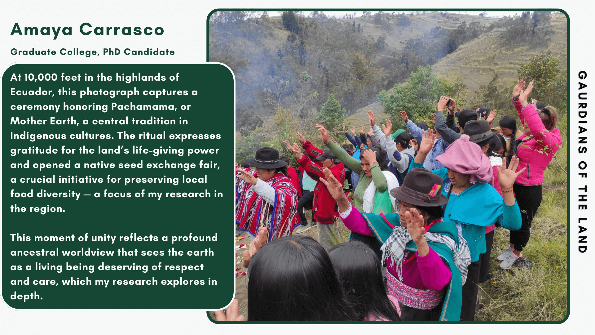 Amaya Carrasco, PhD Candidate, Graduate College