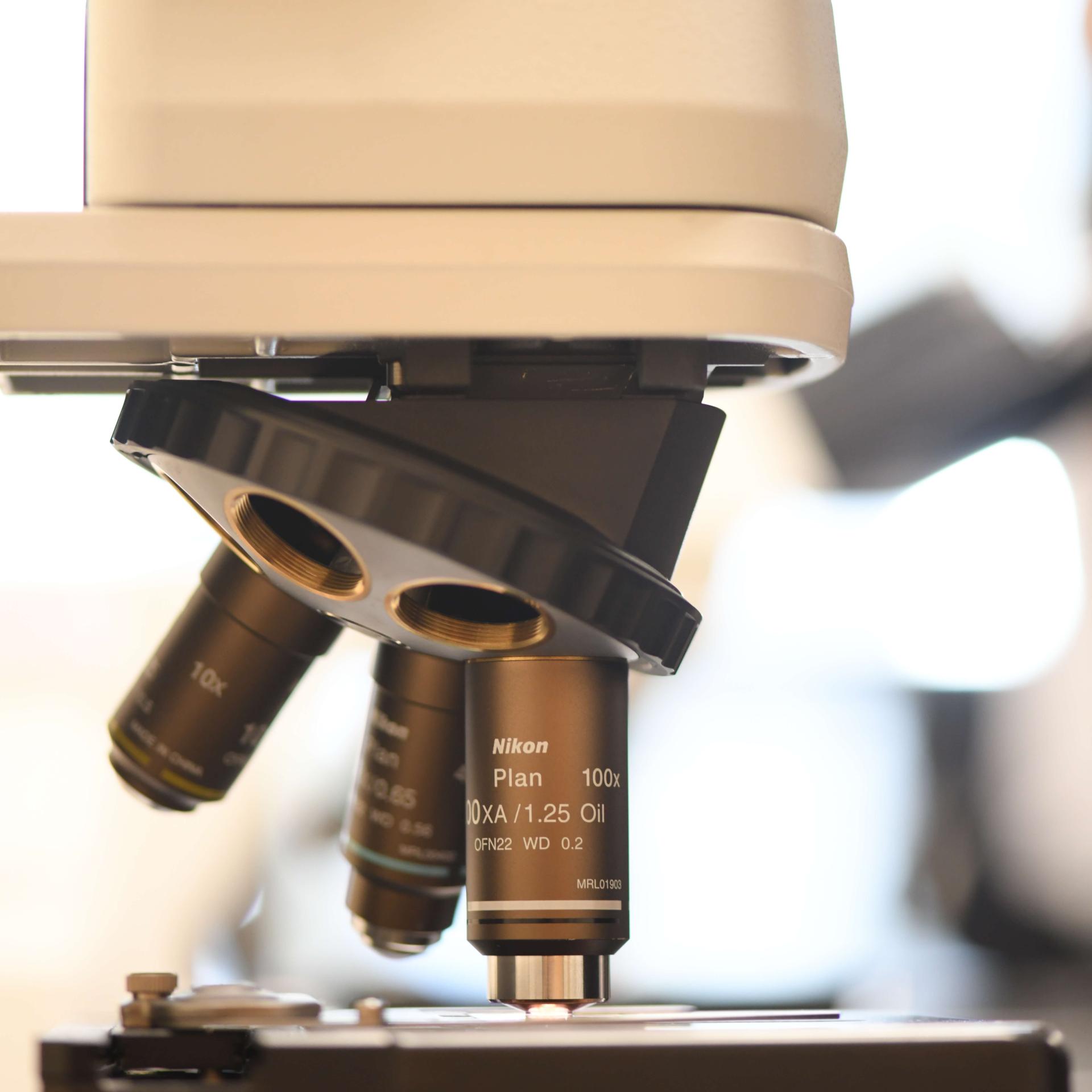 Close up of a Microscope