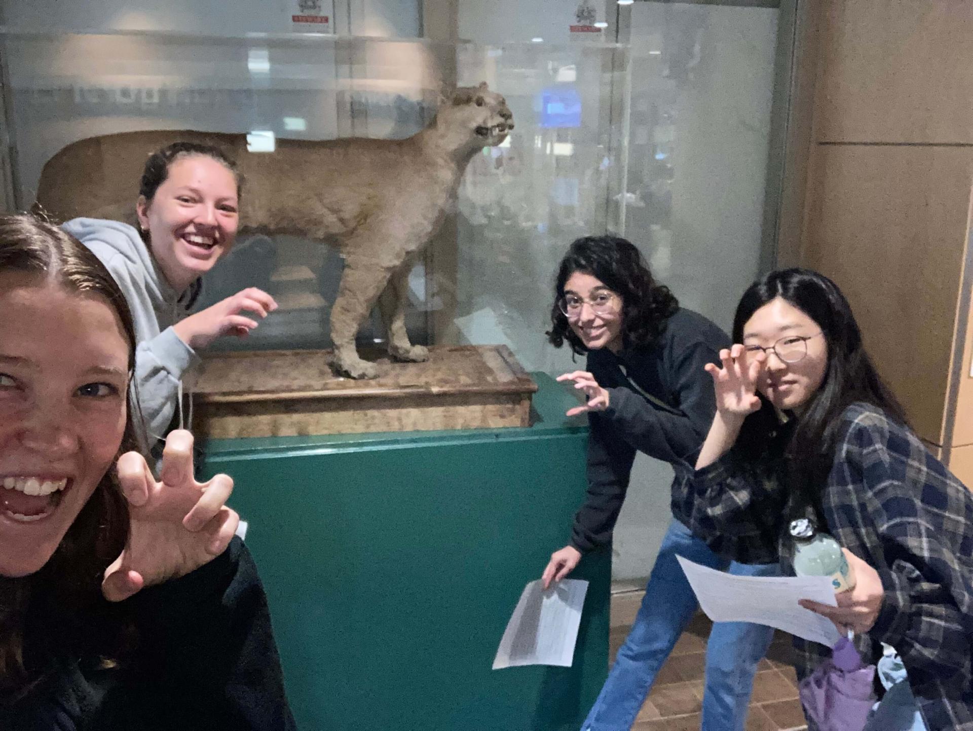 Students with greta