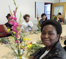 Japanese flower arranging
