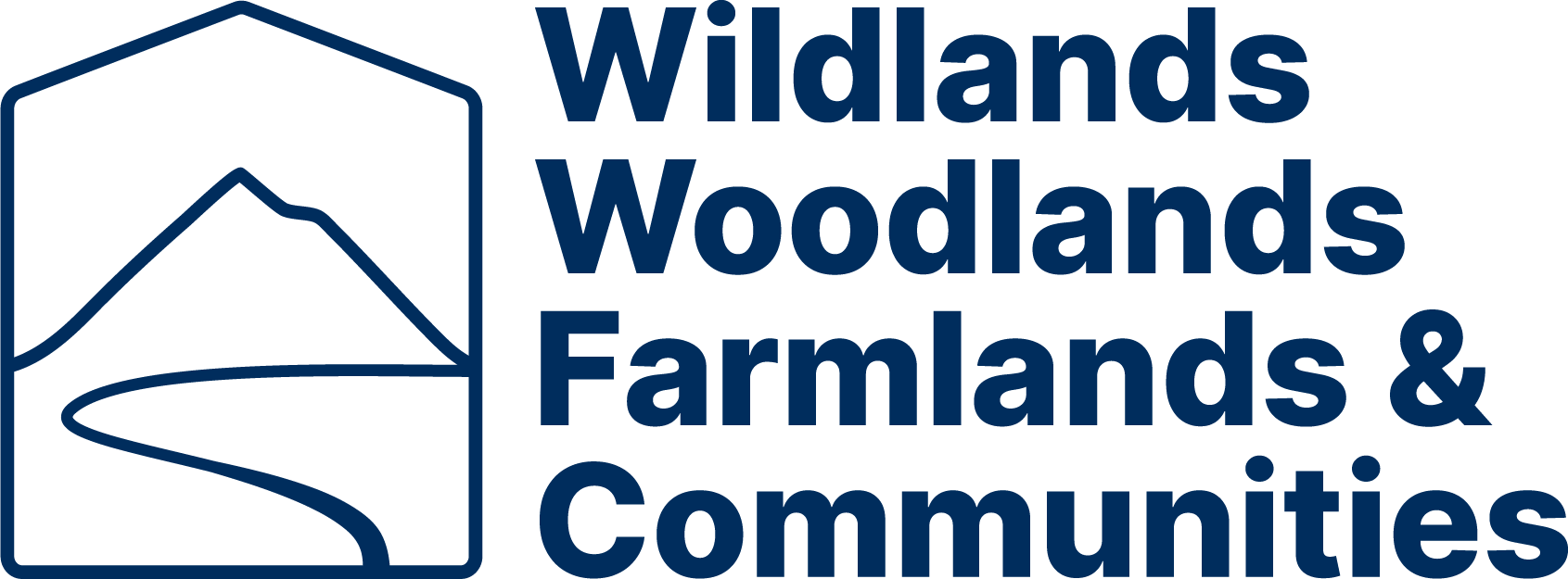 logo: wildlands woodlands farmlands & communities