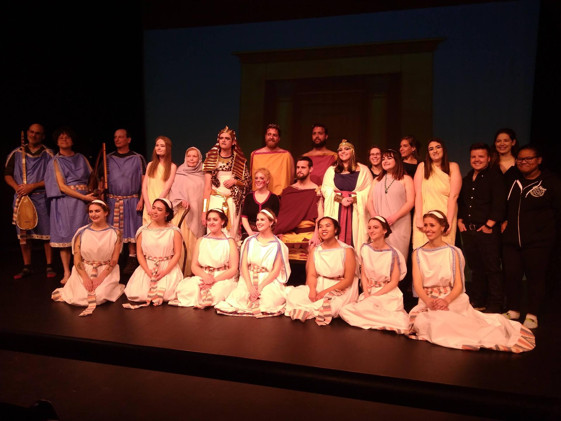 Full Cast in Costume