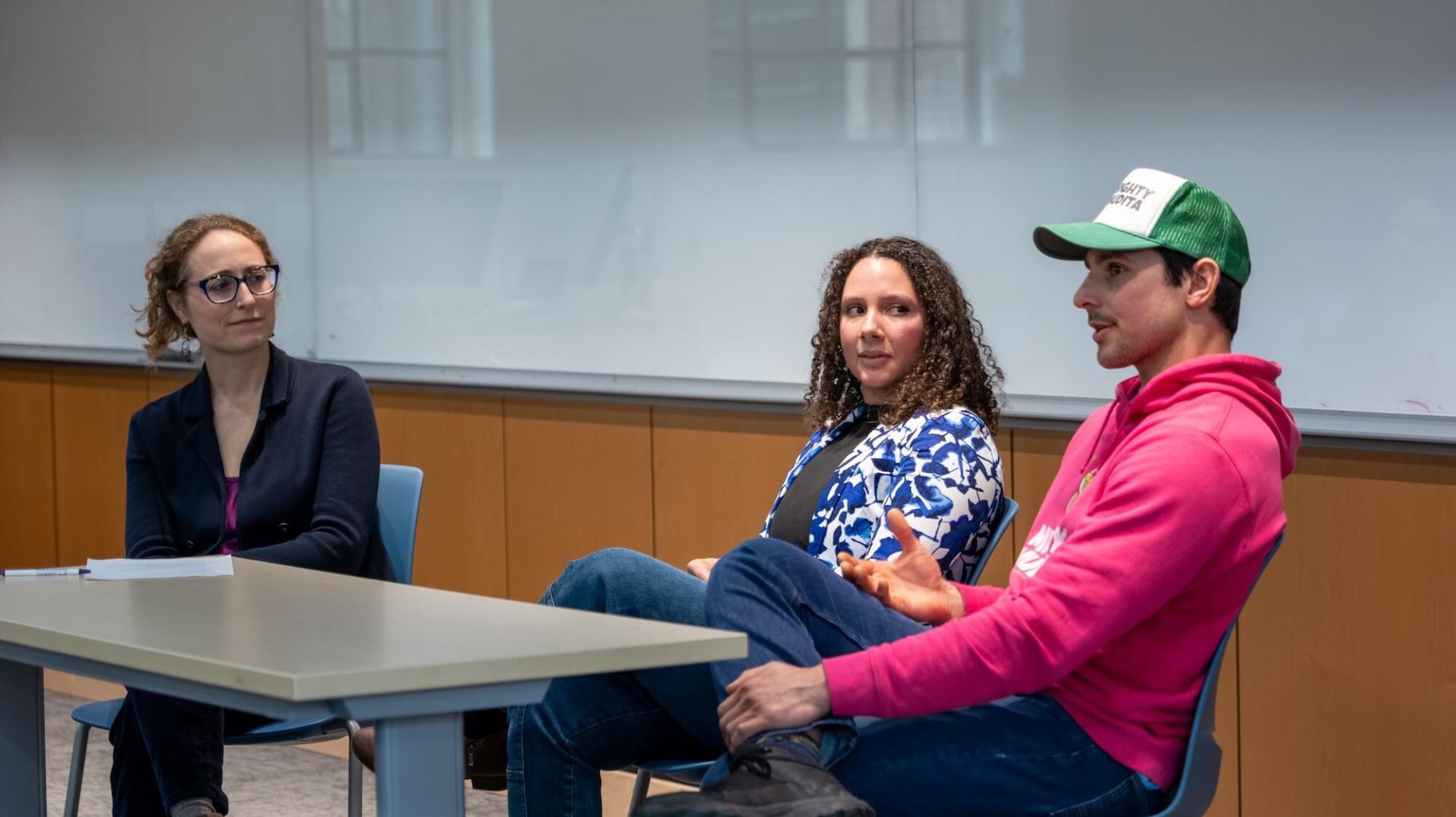 Belarmino, Barrett, and Wild panel discussion
