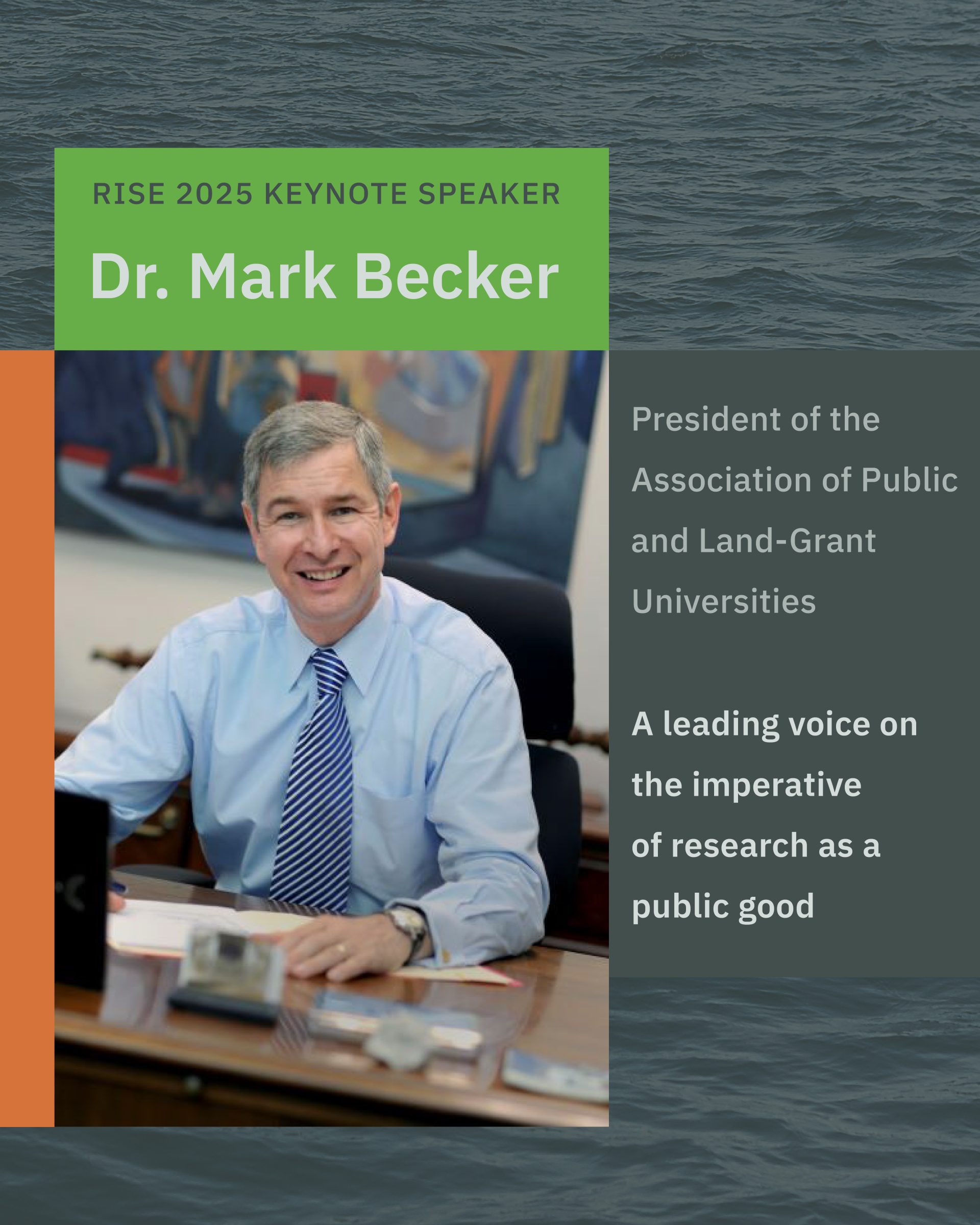 RISE 2025 Keynote Speaker Dr. Mark Becker