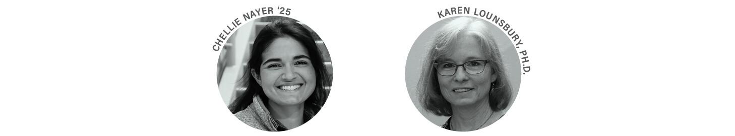 Portraits of two women