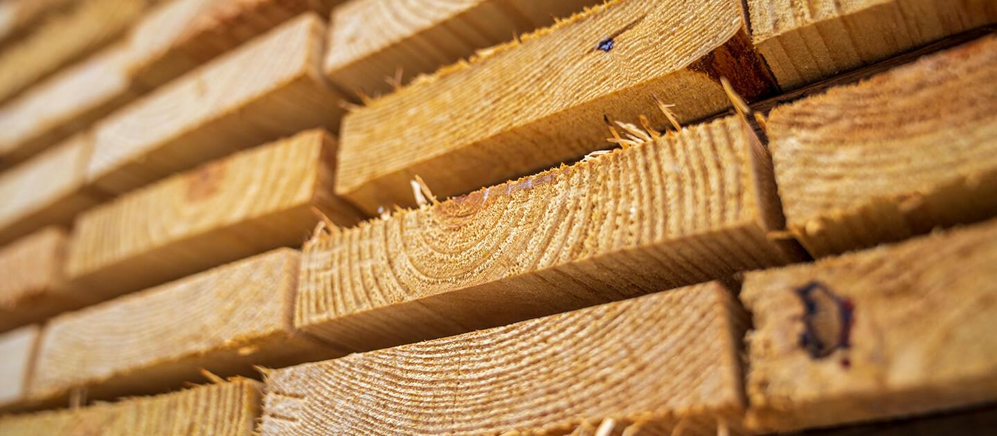 stack of sawn wood